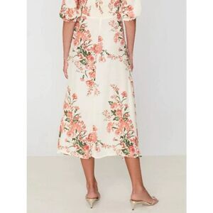 NEW FAITHFULL THE BRAND Womens 4 Brida Magnolia Floral Midi Dress